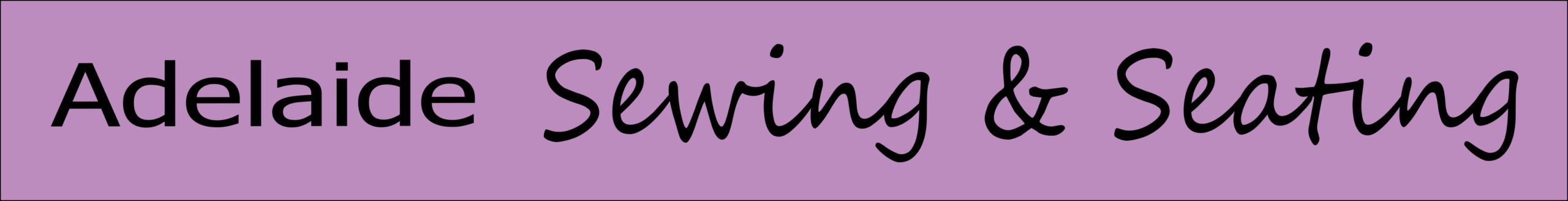 Adelaide Sewing and Seating banner
